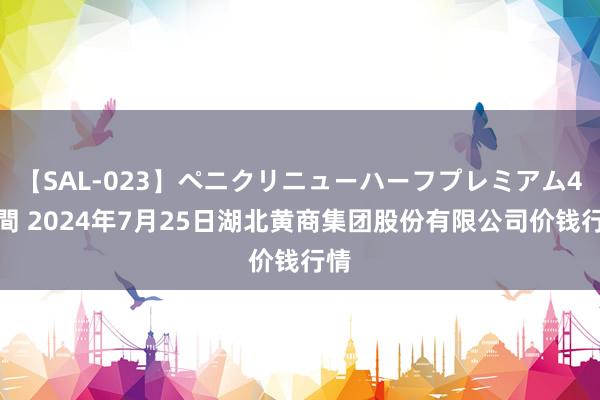 【SAL-023】ペニクリニューハーフプレミアム4時間 2024年7月25日湖北黄商集团股份有限公司价钱行情