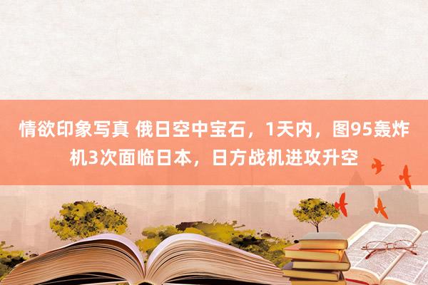 情欲印象写真 俄日空中宝石，1天内，图95轰炸机3次面临日本，日方战机进攻升空