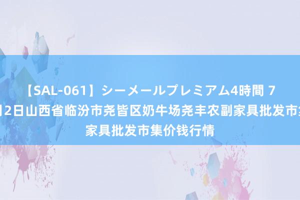 【SAL-061】シーメールプレミアム4時間 7 2024年8月2日山西省临汾市尧皆区奶牛场尧丰农副家具批发市集价钱行情