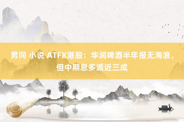 男同 小说 ATFX港股：华润啤酒半年报无海浪，但中期息多派近三成