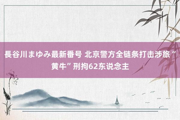 長谷川まゆみ最新番号 北京警方全链条打击涉旅“黄牛”刑拘62东说念主